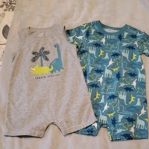 Dinosaur Baby Romper Set